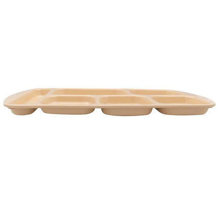 Khay Melamine Chữ Nhật GET TR-151-T 6 Ngăn 39.4 x 25.1 cm Màu Tan