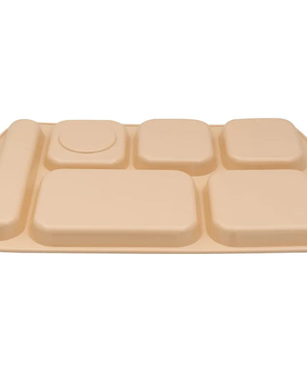 Khay Melamine Chữ Nhật GET TR-151-T 6 Ngăn 39.4 x 25.1 cm Màu Tan