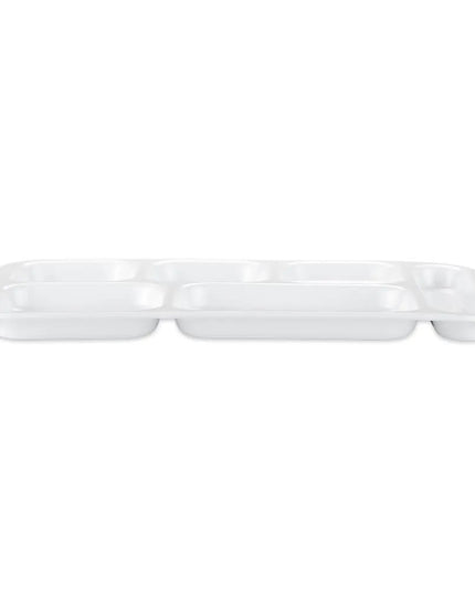 Khay Melamine Chữ Nhật GET TR-151-W 6 Ngăn 39.4 x 25.1 cm Màu Trắng