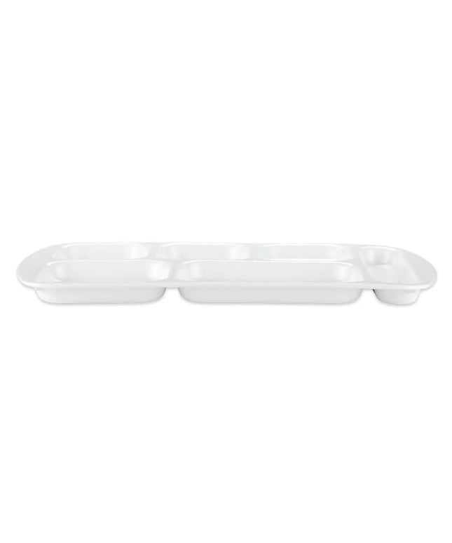 Khay Melamine Chữ Nhật GET TR-151-W 6 Ngăn 39.4 x 25.1 cm Màu Trắng