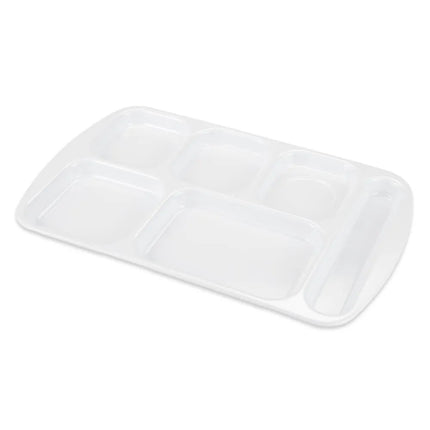 Khay Melamine Chữ Nhật GET TR-151-W 6 Ngăn 39.4 x 25.1 cm Màu Trắng