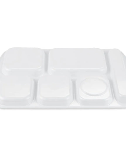 Khay Melamine Chữ Nhật GET TR-151-W 6 Ngăn 39.4 x 25.1 cm Màu Trắng