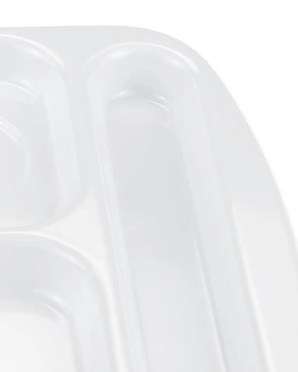 Khay Melamine Chữ Nhật GET TR-151-W 6 Ngăn 39.4 x 25.1 cm Màu Trắng