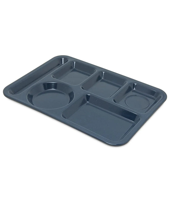 Khay Melamine Hình Chữ Nhật Carlisle 4398035 6 Ngăn, 35.6 x 25.4 cm, Xanh Cafe