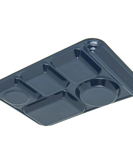 Khay Melamine Hình Chữ Nhật Carlisle 4398035 6 Ngăn, 35.6 x 25.4 cm, Xanh Cafe