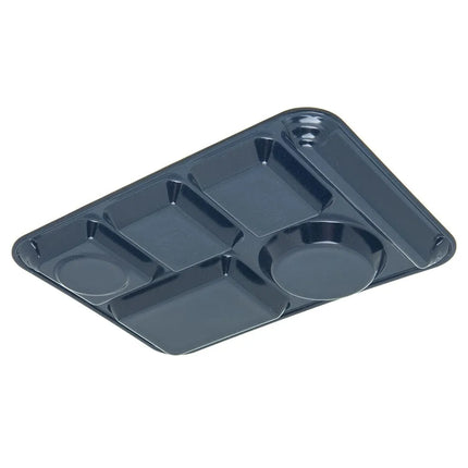 Khay Melamine Hình Chữ Nhật Carlisle 4398035 6 Ngăn, 35.6 x 25.4 cm, Xanh Cafe