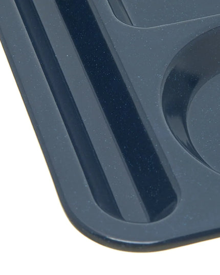 Khay Melamine Hình Chữ Nhật Carlisle 4398035 6 Ngăn, 35.6 x 25.4 cm, Xanh Cafe