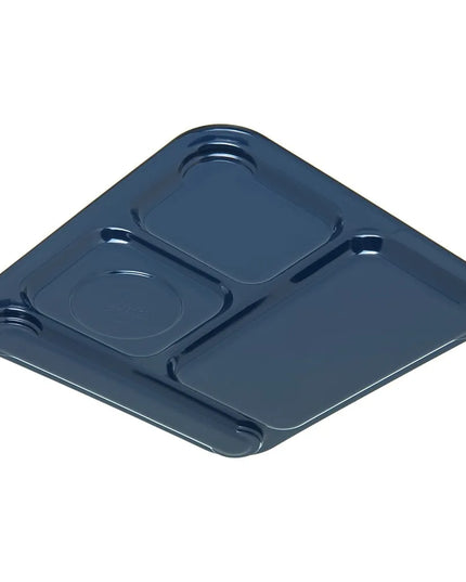 Khay Melamine Hình Chữ Nhật Carlisle 4398450 4 Ngăn 25.7 x 24.8 cm Màu Xanh Đậm