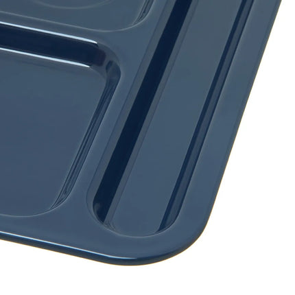 Khay Melamine Hình Chữ Nhật Carlisle 4398450 4 Ngăn 25.7 x 24.8 cm Màu Xanh Đậm