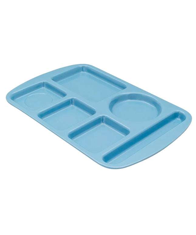 Khay Melamine Hình Chữ Nhật GET TL-151-FB 6 Ngăn, 37.5 x 24.1 cm, Xanh French