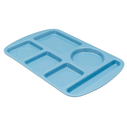 Khay Melamine Hình Chữ Nhật GET TL-151-FB 6 Ngăn, 37.5 x 24.1 cm, Xanh French