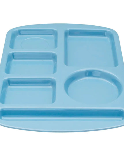 Khay Melamine Hình Chữ Nhật GET TL-151-FB 6 Ngăn, 37.5 x 24.1 cm, Xanh French