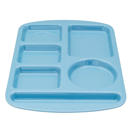 Khay Melamine Hình Chữ Nhật GET TL-151-FB 6 Ngăn, 37.5 x 24.1 cm, Xanh French