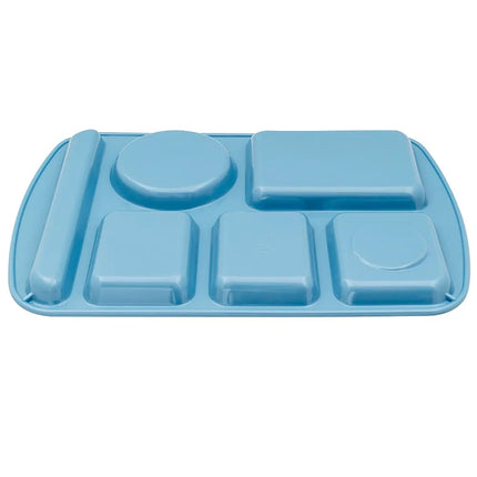Khay Melamine Hình Chữ Nhật GET TL-151-FB 6 Ngăn, 37.5 x 24.1 cm, Xanh French