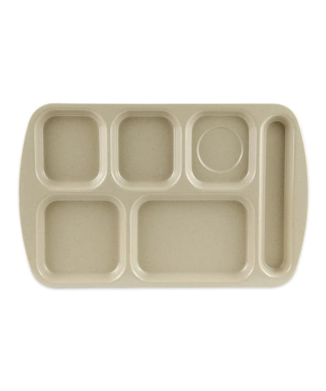 Khay Melamine Hình Chữ Nhật GET TR-151-S 6 Ngăn, 39.4 x 25.1 cm, Sandstone
