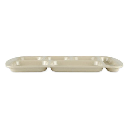 Khay Melamine Hình Chữ Nhật GET TR-151-S 6 Ngăn, 39.4 x 25.1 cm, Sandstone