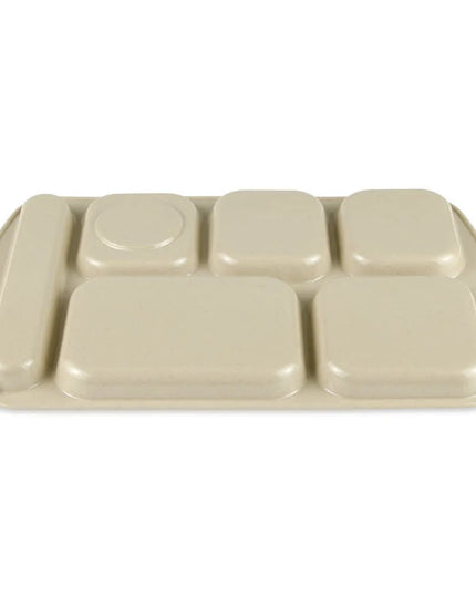 Khay Melamine Hình Chữ Nhật GET TR-151-S 6 Ngăn, 39.4 x 25.1 cm, Sandstone
