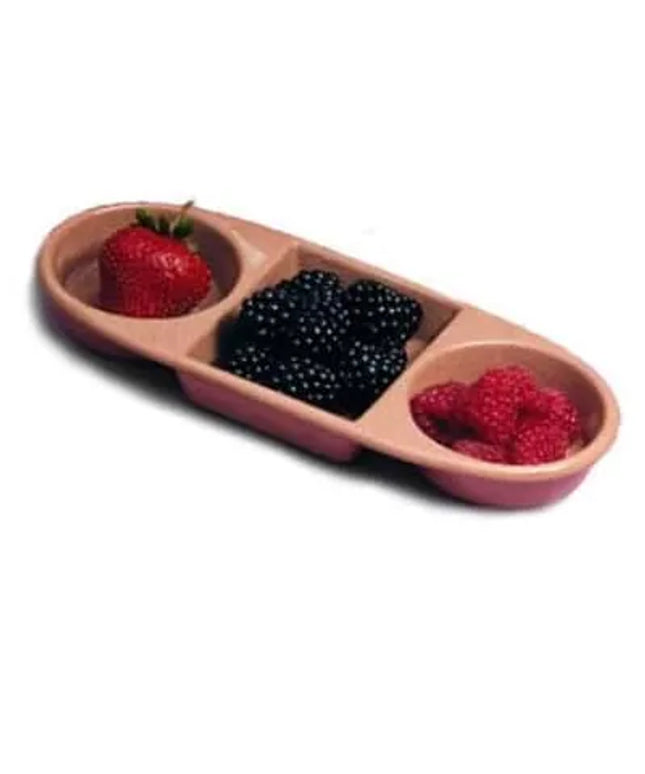 Khay Nhôm Đựng Nước Sốt/Gia Vị Bon Chef 9052S BLK 3 Ngăn, 9.5 x 23.5 cm, Đen