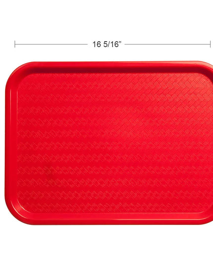 Khay Nhựa Căng Tin Carlisle 41.4 cm x 30.5 cm Đỏ (CT121605)