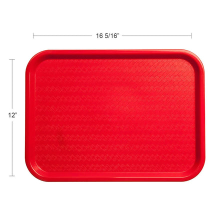 Khay Nhựa Căng Tin Carlisle 41.4 cm x 30.5 cm Đỏ (CT121605)
