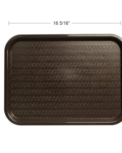 Khay Nhựa Căng Tin Carlisle 41.4 cm x 30.5 cm Nâu Sô Cô La (CT121669)