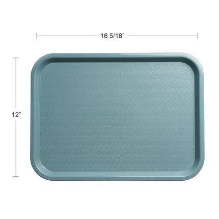 Khay Nhựa Căng Tin Carlisle 41.4 cm x 30.5 cm Xanh Đá (CT121659)