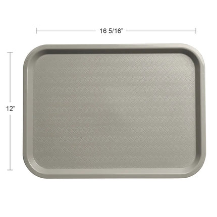 Khay Nhựa Căng Tin Carlisle CT121623 41.4 cm x 30.5 cm Màu Xám