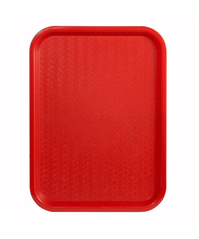Khay Nhựa Căng Tin Winco FFT-1216R 40.6 cm x 30.5 cm Màu Đỏ