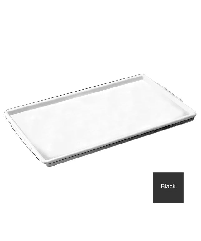 Khay Nhựa Channel D926-B - 22.9x66 cm, Nhựa Styrene, Màu Đen