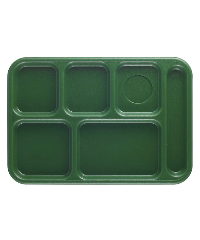 Khay Nhựa Chữ Nhật Cambro 10146CW119 6 Ngăn 25.4 x 36.8 cm Xanh Sherwood