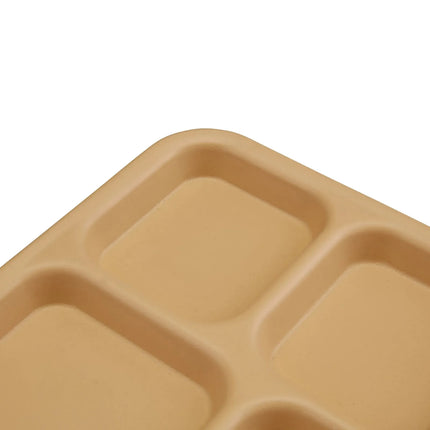Khay Nhựa Chữ Nhật Cambro 10146CW133 6 Ngăn 25.4 x 36.8 cm Be