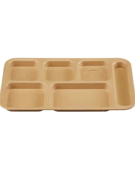 Khay Nhựa Chữ Nhật Cambro 10146CW133 6 Ngăn 25.4 x 36.8 cm Be