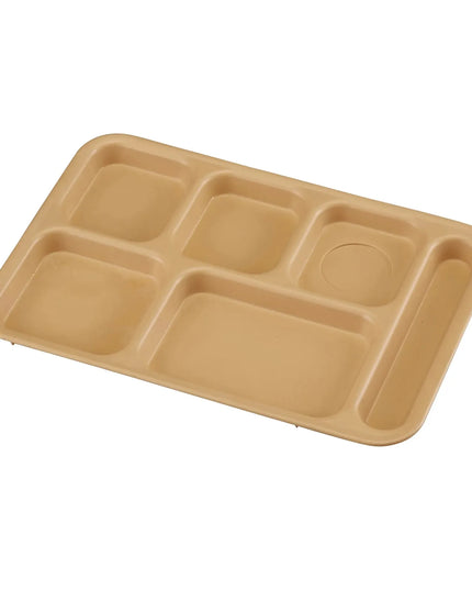 Khay Nhựa Chữ Nhật Cambro 10146CW133 6 Ngăn 25.4 x 36.8 cm Be