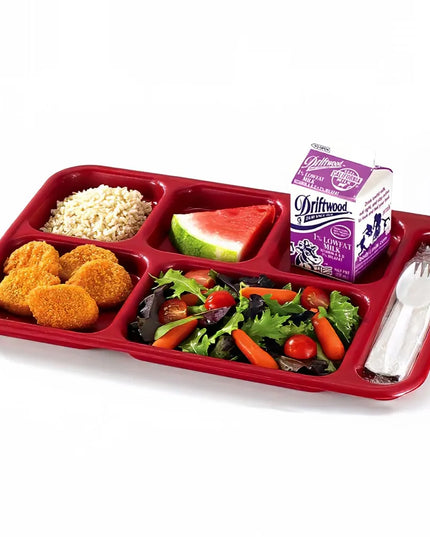 Khay Nhựa Chữ Nhật Cambro 10146CW145 6 Ngăn 25.4 x 36.8 cm Vàng