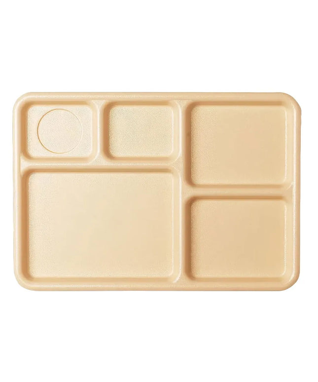 Khay Nhựa Chữ Nhật Cambro 14105CP161 5 Ngăn 27.1 x 35.2 cm Màu Tan