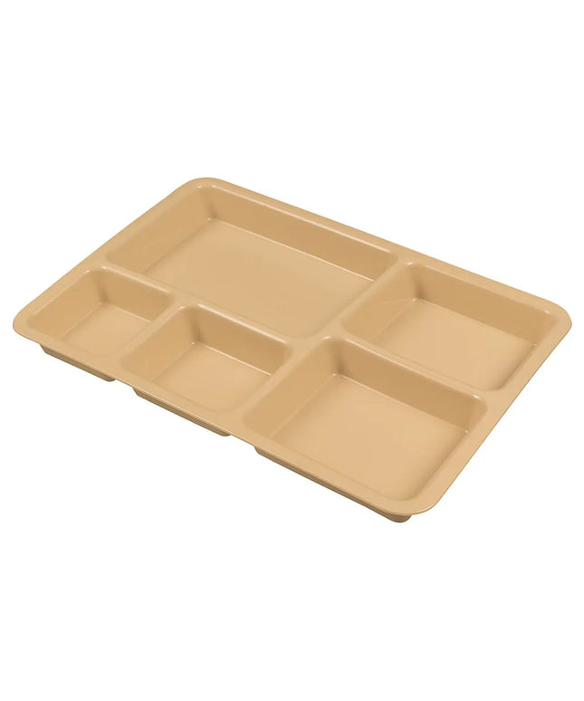 Khay Nhựa Chữ Nhật Cambro 1411CP161 5 Ngăn 36.5 x 26.8 cm Màu Tan