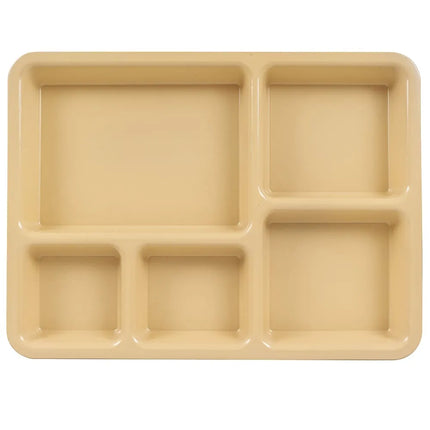 Khay Nhựa Chữ Nhật Cambro 1411CP161 5 Ngăn 36.5 x 26.8 cm Màu Tan