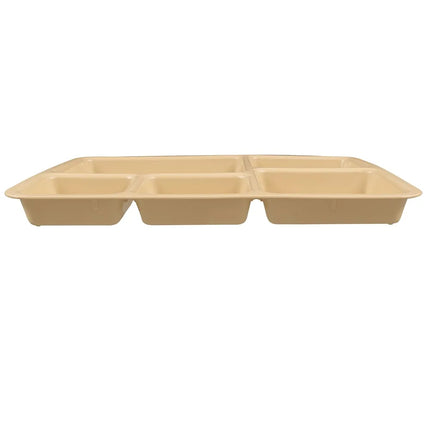 Khay Nhựa Chữ Nhật Cambro 1411CP161 5 Ngăn 36.5 x 26.8 cm Màu Tan