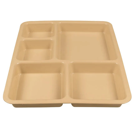 Khay Nhựa Chữ Nhật Cambro 1411CP161 5 Ngăn 36.5 x 26.8 cm Màu Tan