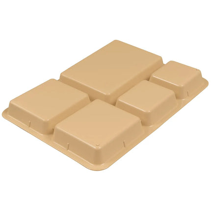Khay Nhựa Chữ Nhật Cambro 1411CP161 5 Ngăn 36.5 x 26.8 cm Màu Tan