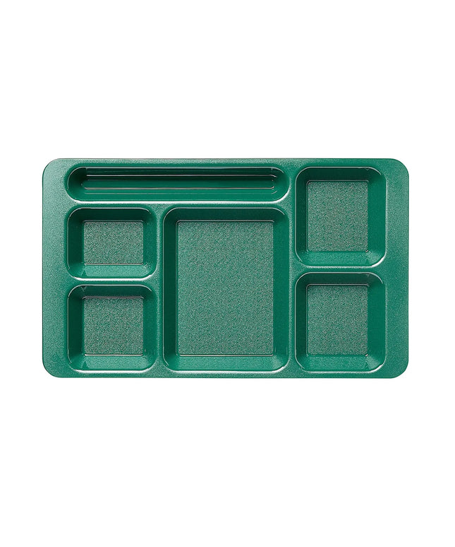 Khay Nhựa Chữ Nhật Cambro 1596CW119 6 Ngăn 22.9 x 38.1 cm Xanh Sherwood