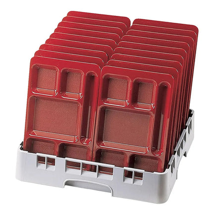 Khay Nhựa Chữ Nhật Cambro 1596CW168 6 Ngăn 22.9 x 38.1 cm Xanh Dương