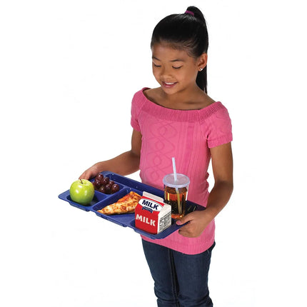 Khay Nhựa Chữ Nhật Cambro 1596CW186 6 Ngăn 22.9 x 38.1 cm Xanh Navy