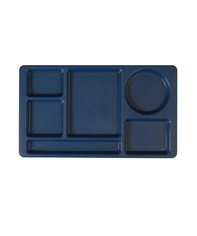 Khay Nhựa Chữ Nhật Cambro 915CP186 6 Ngăn 22.2 x 38.1 cm Màu Xanh Navy