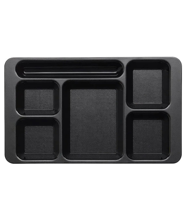 Khay Nhựa Chữ Nhật Cambro 915CW-110 6 Ngăn 22.2 x 38.1 cm Đen