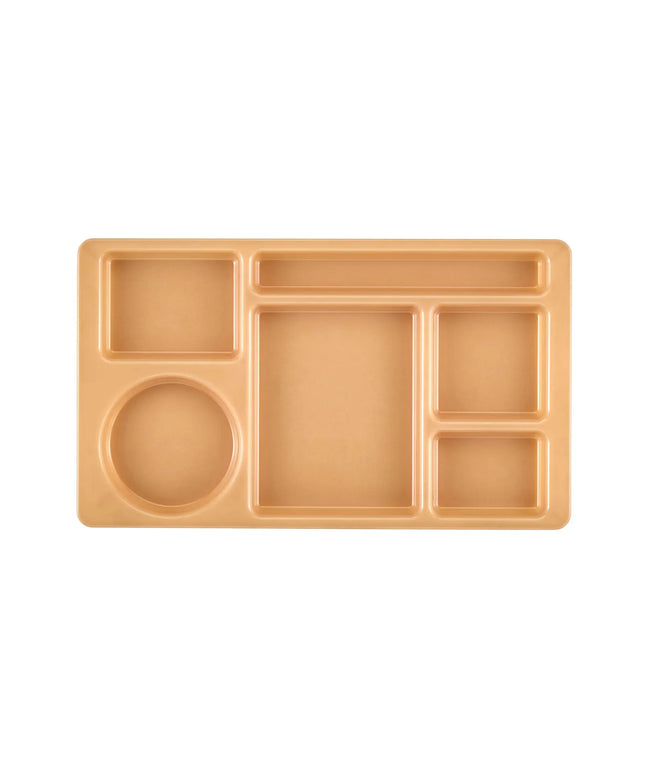 Khay Nhựa Chữ Nhật Cambro 915CW133 6 Ngăn 22.2 x 38.1 cm Be