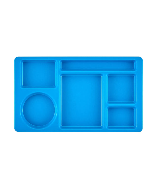 Khay Nhựa Chữ Nhật Cambro 915CW168 6 Ngăn 22.2 x 38.1 cm Xanh Dương