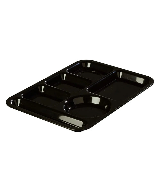 Khay Nhựa Chữ Nhật Carlisle 61403 6 Ngăn 35.2 x 25.1 cm Đen