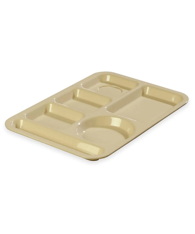 Khay Nhựa Chữ Nhật Carlisle 61425 6 Ngăn 35.2 x 25.1 cm Vàng Tan
