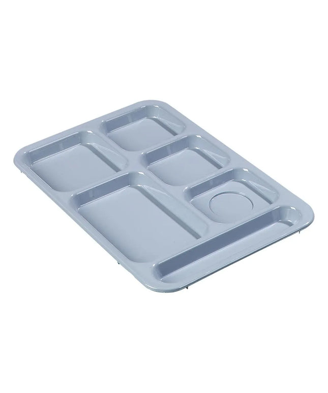 Khay Nhựa Chữ Nhật Carlisle 614R59 6 Ngăn 36.5 x 25.4 cm Xanh Đá Phiến